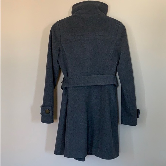 Talula Babaton Cashmere and Wool Gray Peacoat - Picture 3 of 8